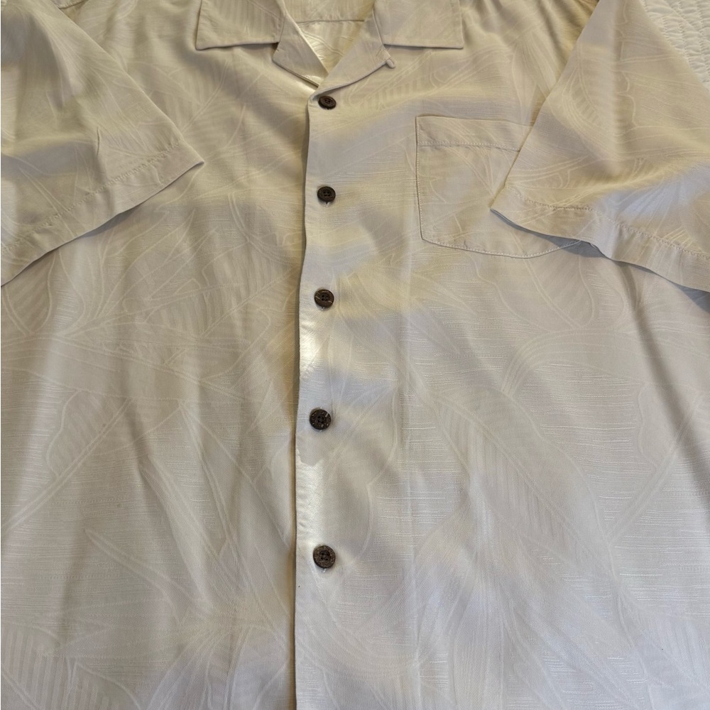 Men's Cream Short Sleeve Shirt